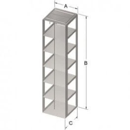 3,75" VialBox Rack 6x1