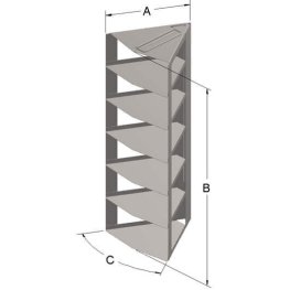 6 Layer Pie Rack for 14" System