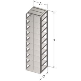 2" VialBox Rack 10x1