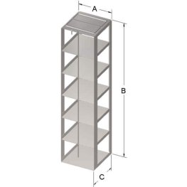 3,75" VialBox Rack 7x1