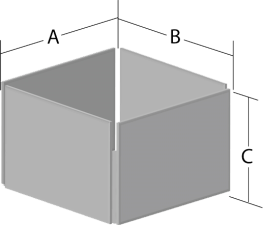 Aluminum 2" High Mini Box