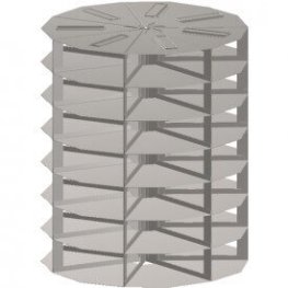 7x7 19" Pie Rack System
