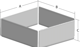 Aluminum 3" High Standart Box