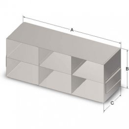 2x3 Freezer Rack for 3" Boxes