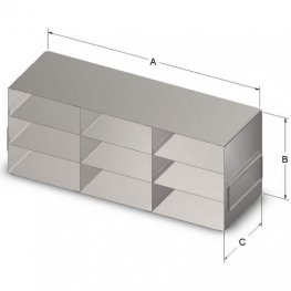 3x3 Freezer Rack for 2" Boxes