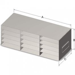5x3 Freezer Rack for 100-Place Slide Boxes