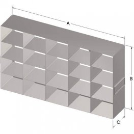 4x5 Freezer Rack for 3,75" Boxes