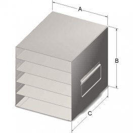 5x1 Freezer Rack for 100-Place Slide Boxes
