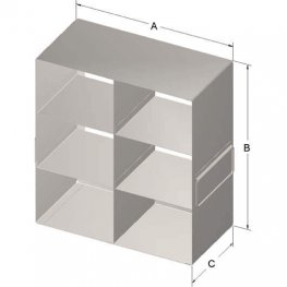 3x2 Freezer Rack for 3,75" Boxes