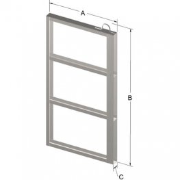 3 Place Frame Rack For Gambro DF-700