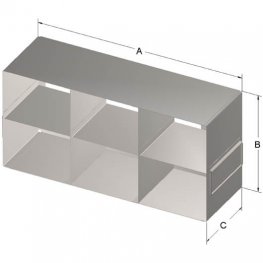 2x3 Freezer Rack for 3,75" Boxes
